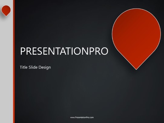 The Point PowerPoint Template title slide design