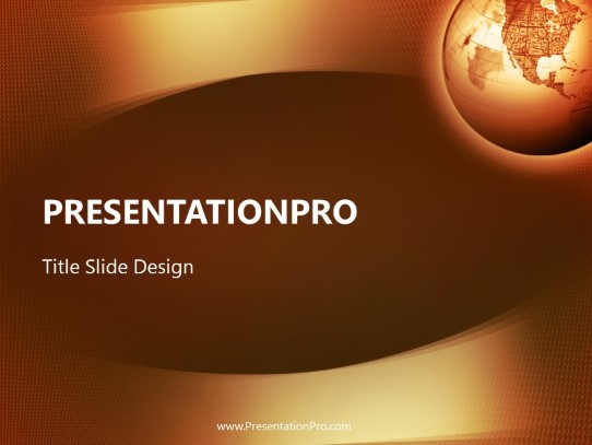 Funky Gold PowerPoint Template Background In Global PowerPoint Ppt 