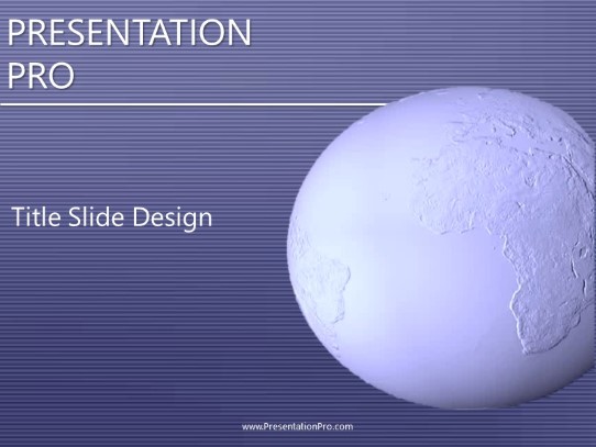 Global 0171 PowerPoint Template title slide design