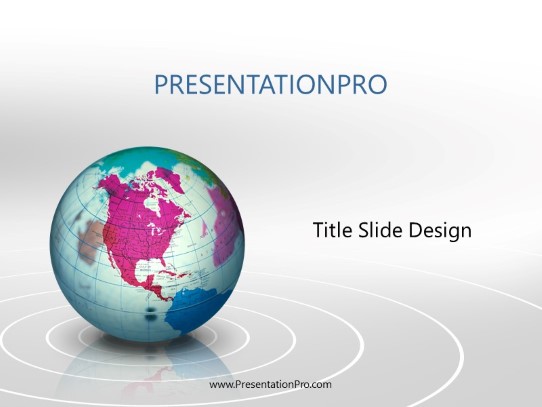 Globalization PowerPoint Template title slide design