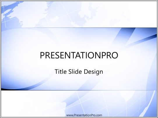 Swift PowerPoint Template title slide design