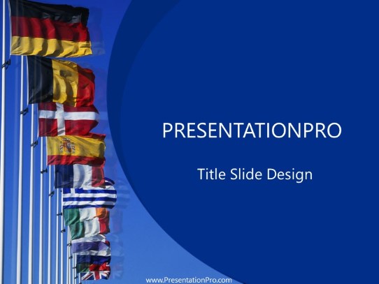Europeanunion PowerPoint Template title slide design