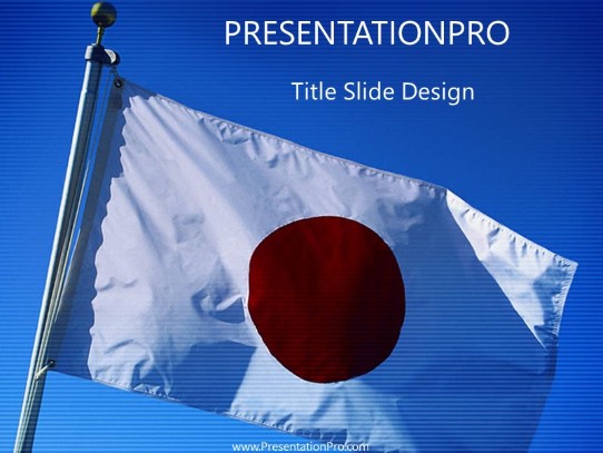 Japan PowerPoint Template title slide design