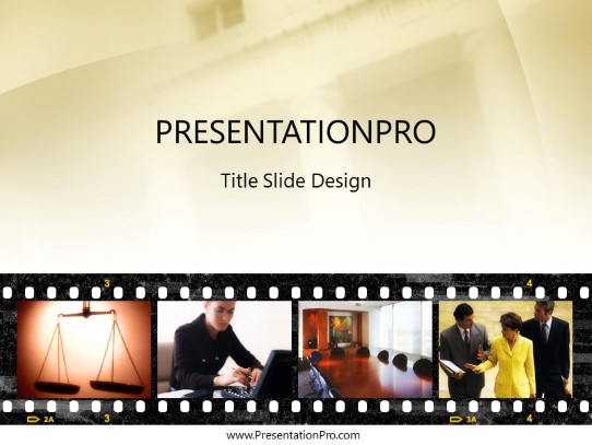 Legal Commercial 01 PowerPoint Template title slide design