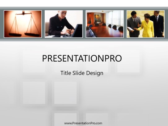 Legal Commercial 03 PowerPoint Template title slide design