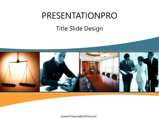 Legal Commercial 09 PowerPoint Template title slide design