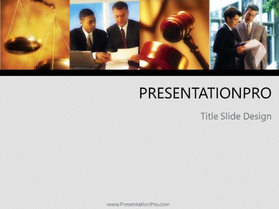 Legal Litigation 04 PowerPoint Template title slide design