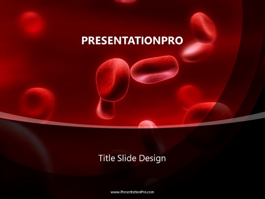 Blood Cells At Work Powerpoint Template Background In Medical Healthcare Powerpoint Ppt Slide Design Category The Best Powerpoint Templates And Backgrounds At Presentationpro Com