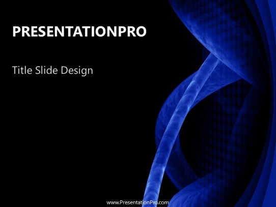 Cellular PowerPoint Template title slide design