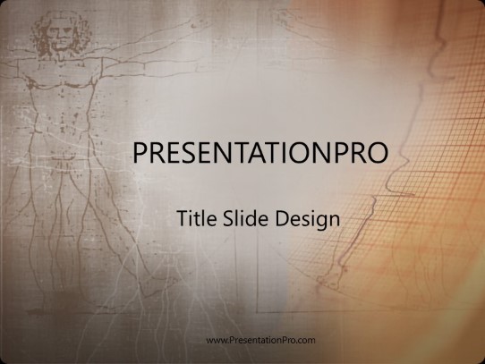 Davinciekg PowerPoint Template title slide design