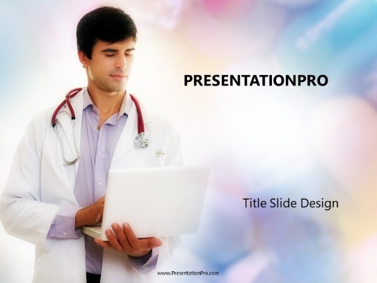 Doctor Prescribes PowerPoint Template title slide design
