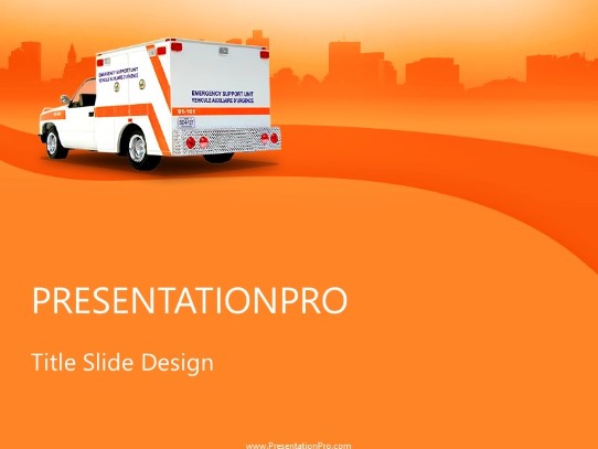 Ems PowerPoint Template title slide design