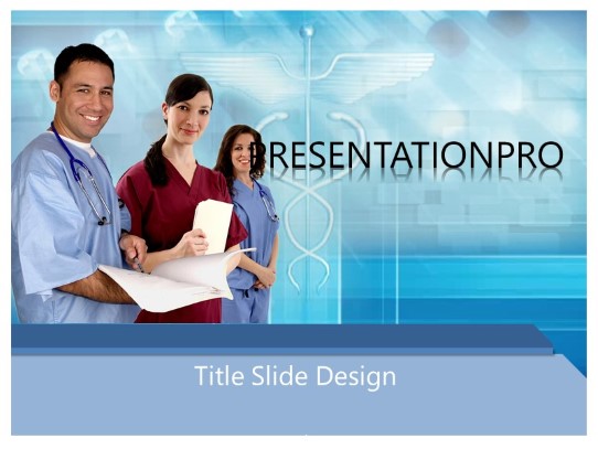Medical 0286 PowerPoint Template title slide design