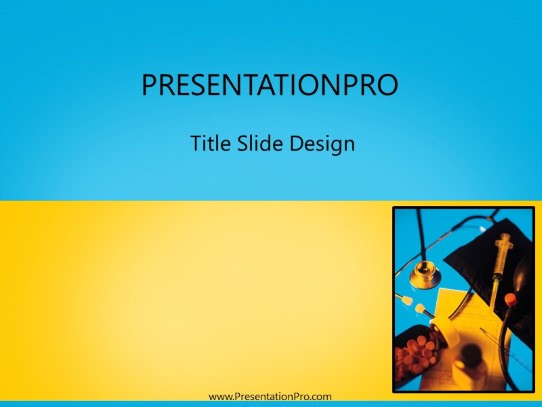 Min07 PowerPoint Template title slide design