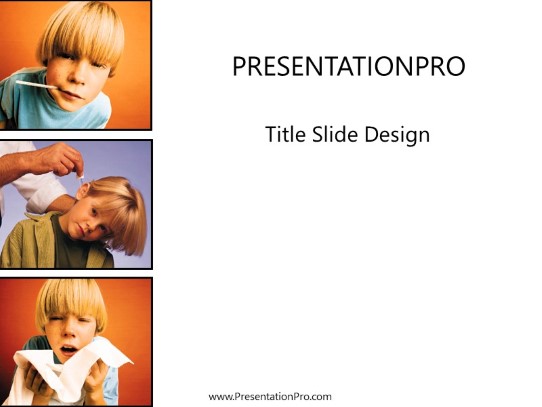 Min12 PowerPoint Template title slide design