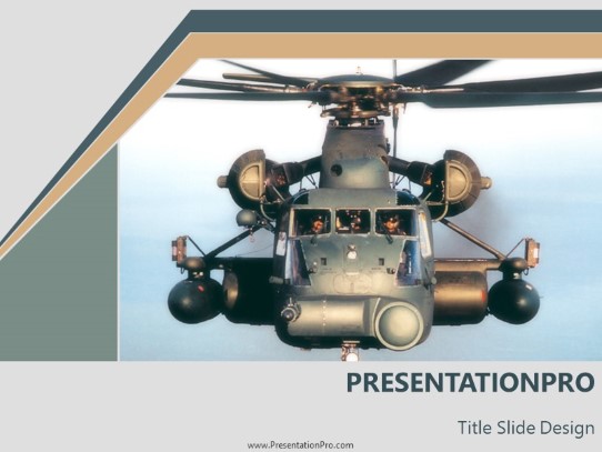 Apache PowerPoint Template title slide design