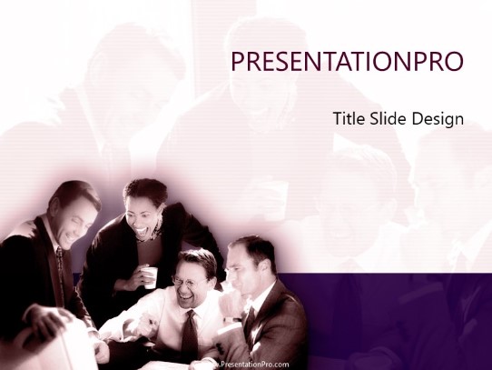 Check It Out Lavender PowerPoint Template title slide design
