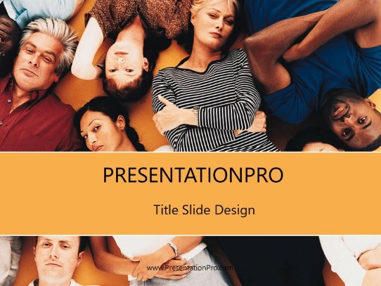Group07 PowerPoint Template title slide design