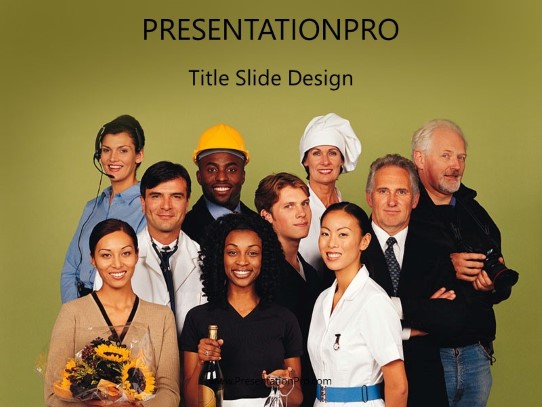Group09 PowerPoint Template title slide design