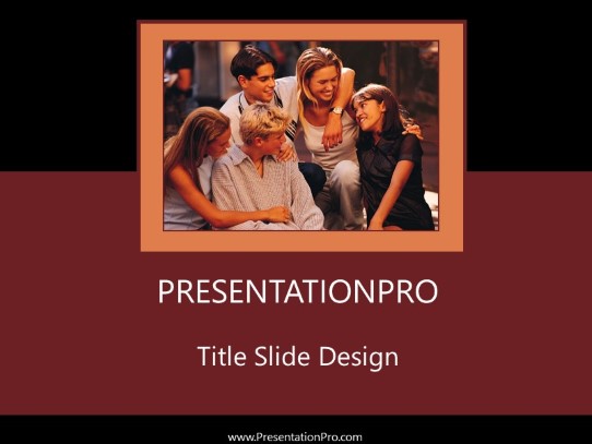 People12 PowerPoint Template title slide design