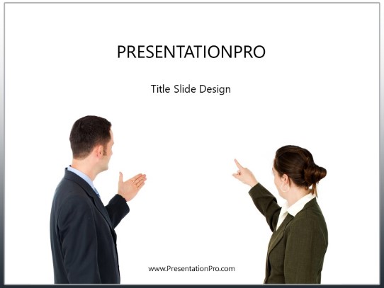Present Me PowerPoint Template title slide design