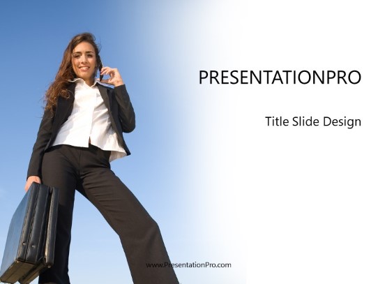 Stylish Business PowerPoint Template title slide design