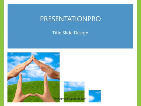 Dream Home Site PowerPoint Template title slide design