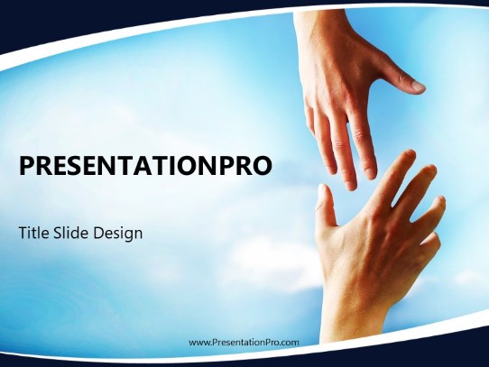 Religion Reach PowerPoint Template title slide design