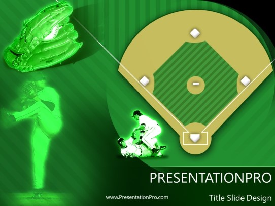 Dream Field PowerPoint Template title slide design