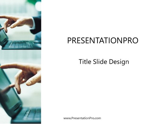 Business Comm04 PowerPoint Template title slide design