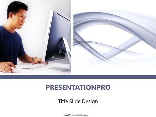 Digital Concentration PowerPoint Template title slide design