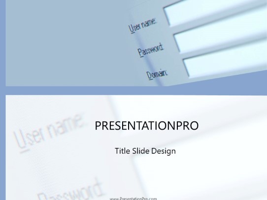 Fields PowerPoint Template title slide design