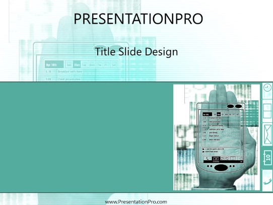 Hight06 PowerPoint Template title slide design