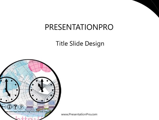 Online05 PowerPoint Template title slide design