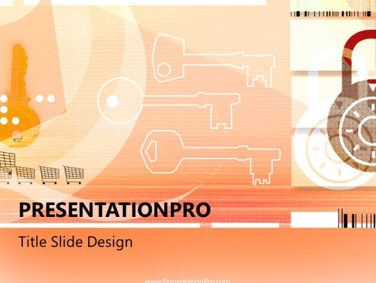 Online21 PowerPoint Template title slide design