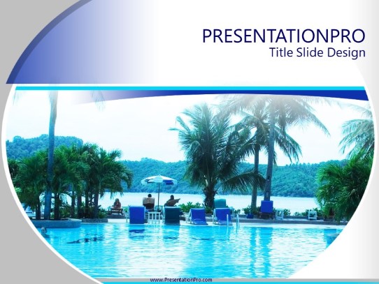 Thai Resort PowerPoint Template title slide design