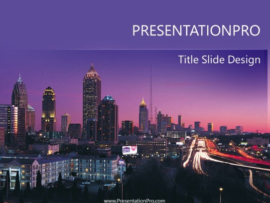 Atl02 PowerPoint Template title slide design
