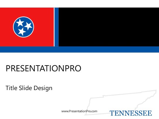 Tennessee PowerPoint Template title slide design