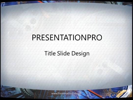 Industrial PowerPoint Template title slide design