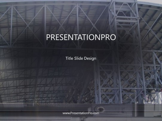 Industry PowerPoint Template title slide design