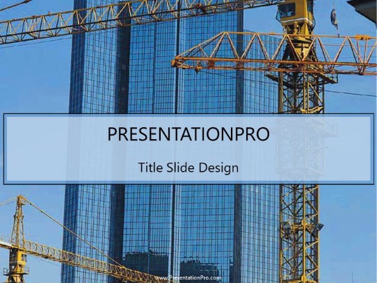 Utility09 PowerPoint Template title slide design