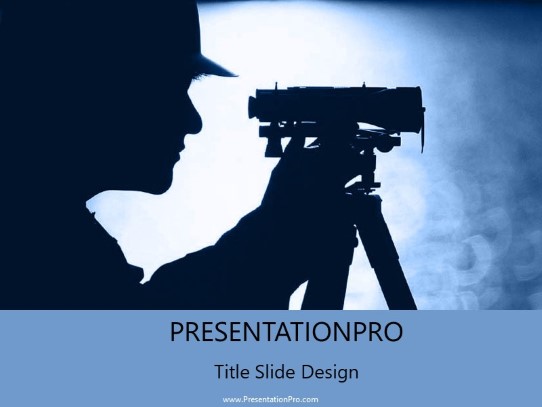 Utility12 PowerPoint Template title slide design