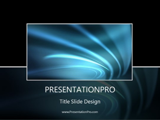 Abstract 0012 A PowerPoint Template title slide design