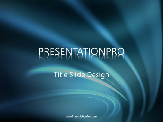 Abstract 0012 B PowerPoint Template title slide design