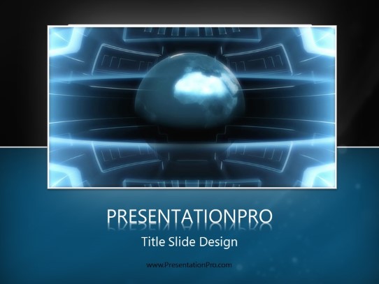 Global 0007 PowerPoint Template title slide design