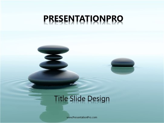 Waterstone 2 Sd PowerPoint Template title slide design
