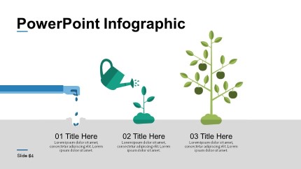 Plant Growth PowerPoint Infographic pptx design