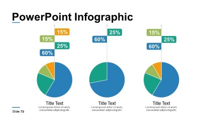 Circle Charts PowerPoint Infographic pptx design