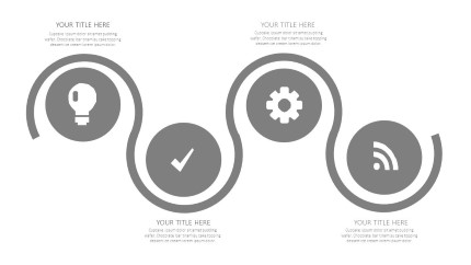 Circle Timeline PowerPoint Infographic pptx design