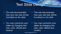 Animated Global Reflection Widescreen PowerPoint Template text slide design